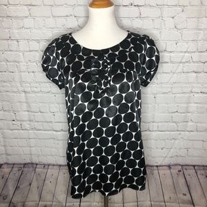 Black & White Polka Dot Blouse
